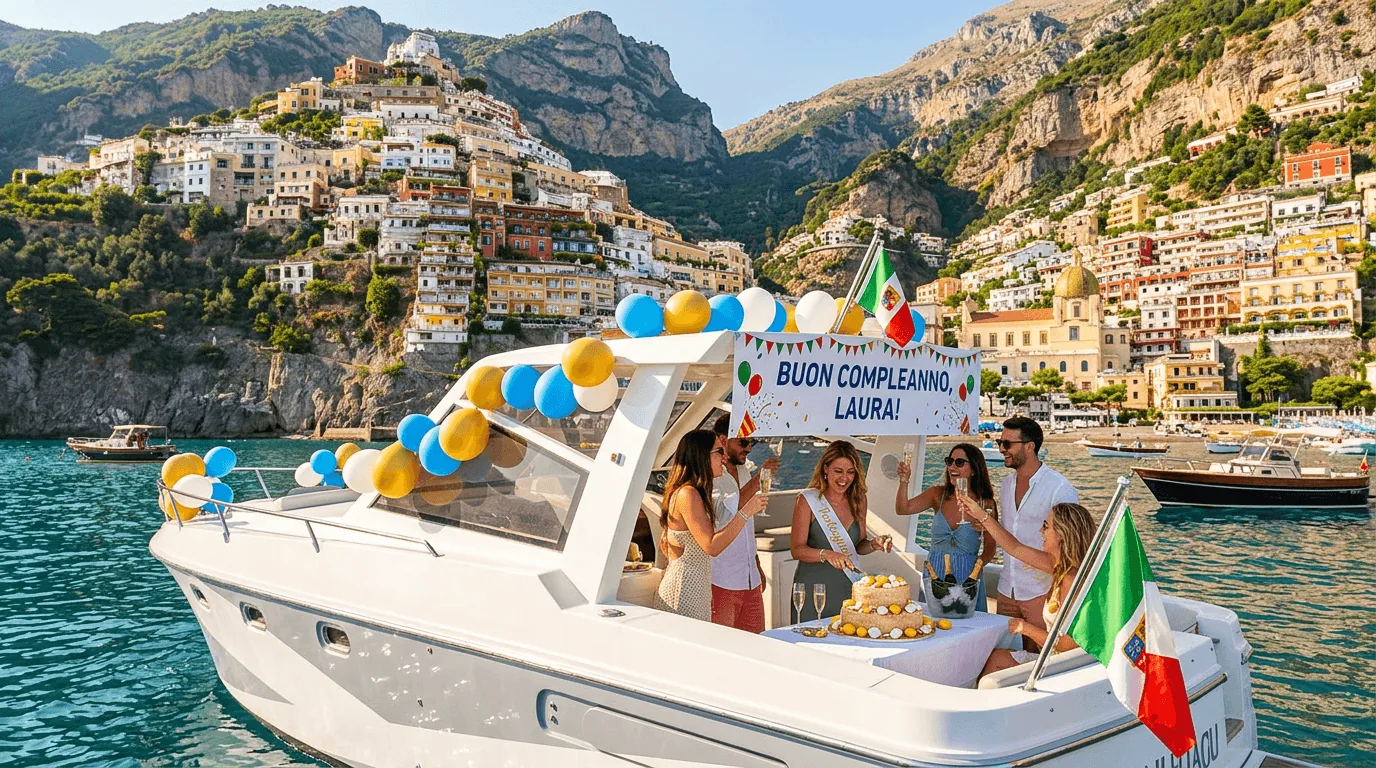 Compleanni — festa in barca in Costiera Amalfitana con BoatVibe